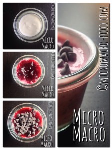 yogurt ciliegie e cioccolato